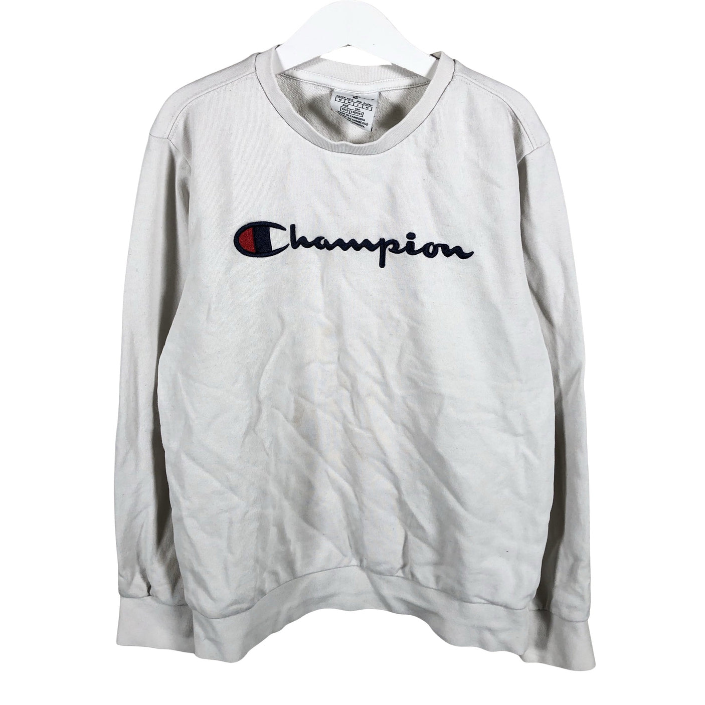 Unisex Champion - Collegepaita, koko 134 - 140 - Valkoinen (1)