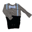 Unisex Wauw Capow - Body, koko 74 - 80 - Musta ()