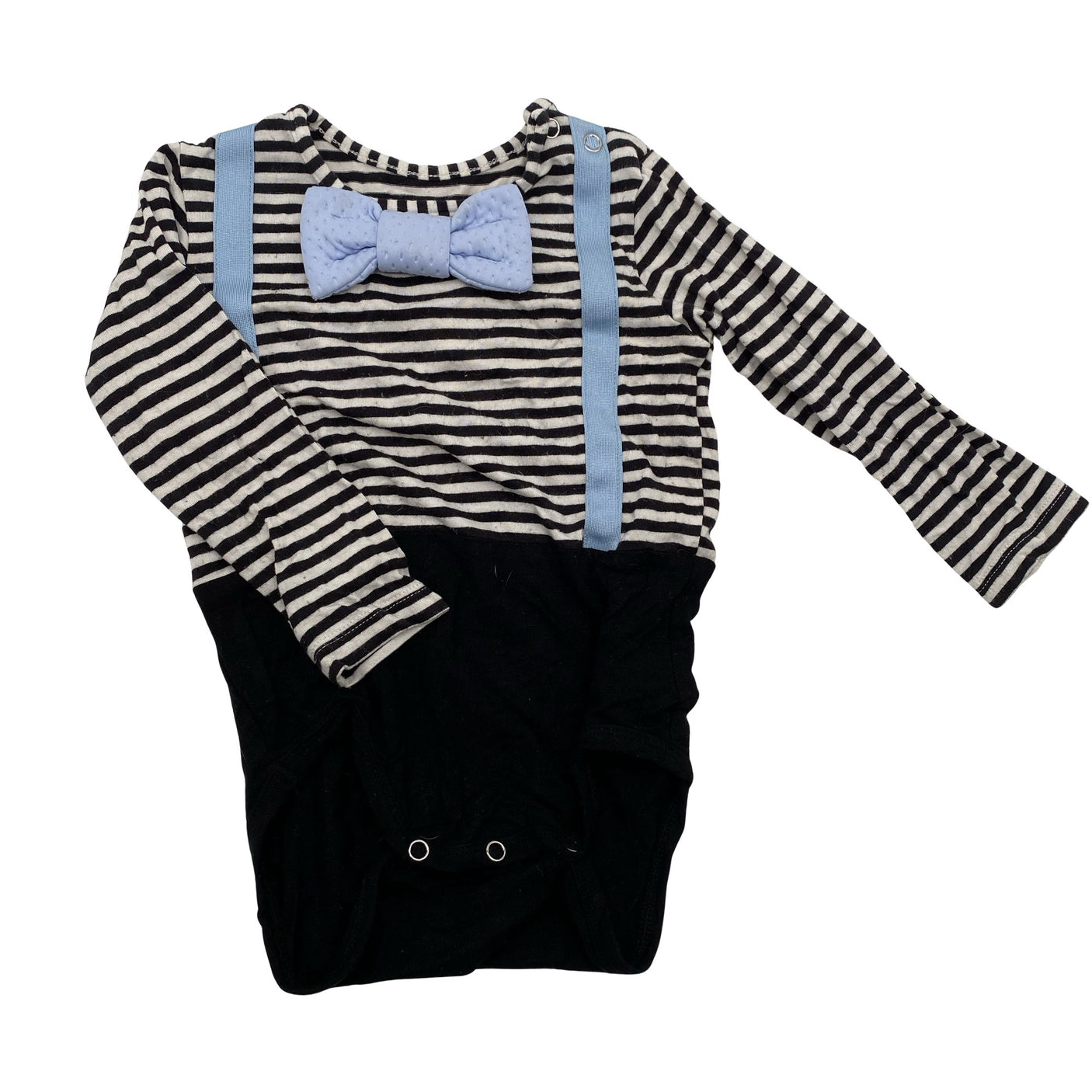 Unisex Wauw Capow - Body, koko 74 - 80 - Musta (1)