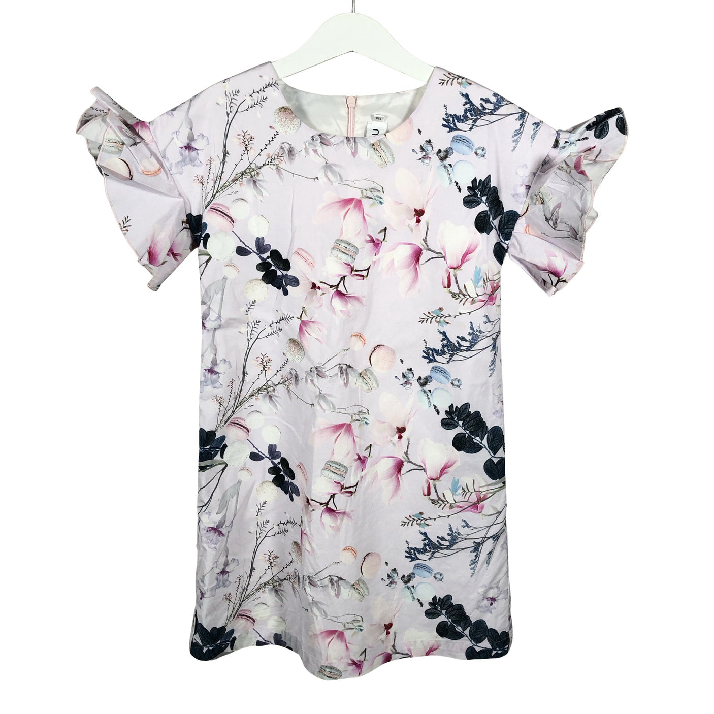 Tyttöjen Gugguu - Kangasmekko, koko 122 - 128 - Violetti (1)