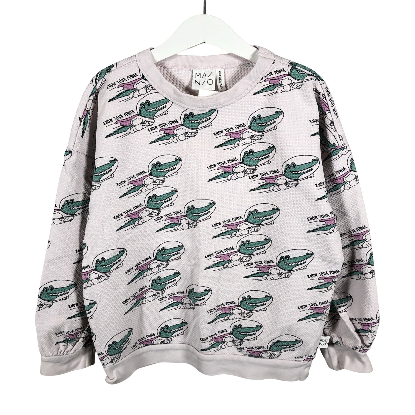 Unisex Mainio - Collegepaita, koko 122 - 128 - Vaaleanpunainen (1)