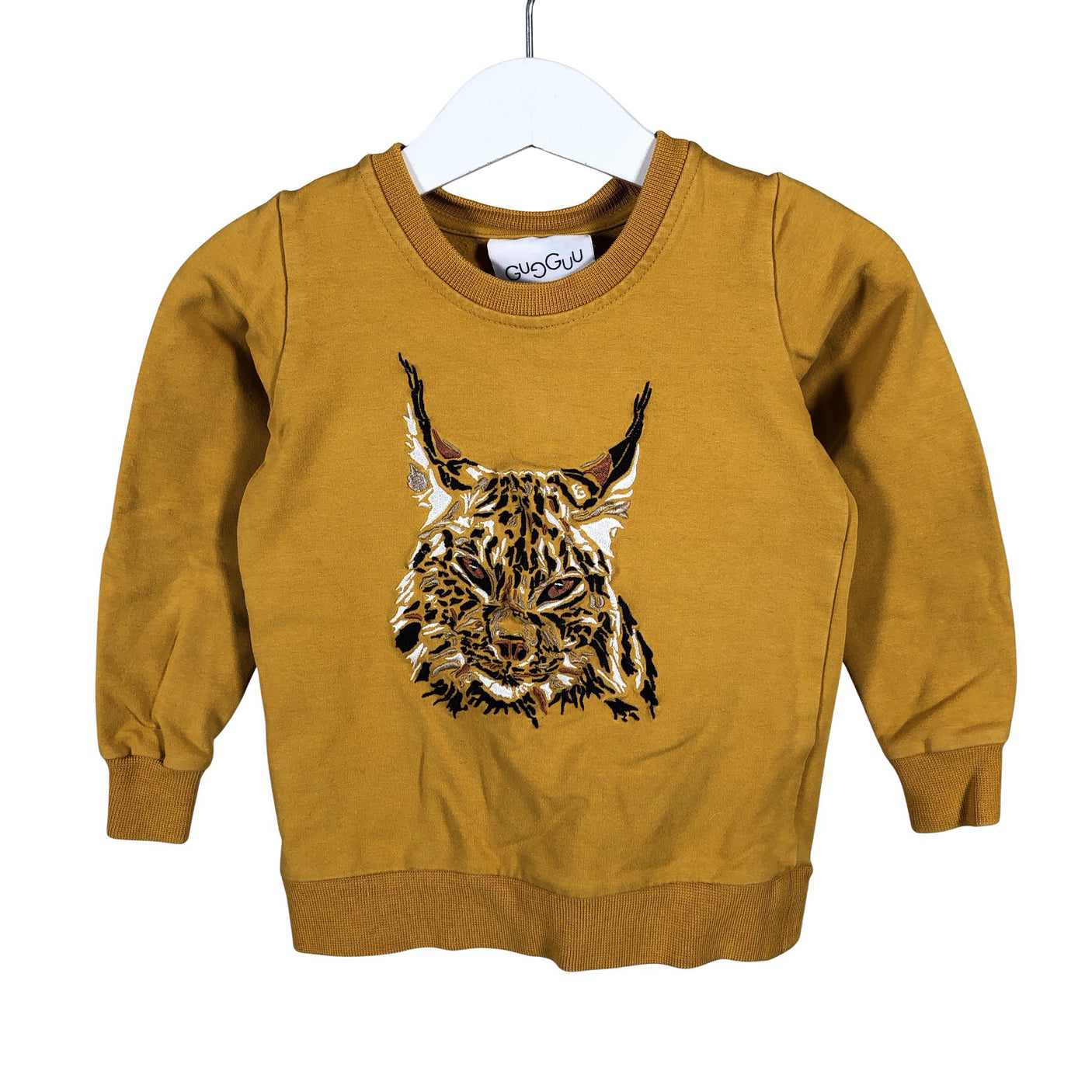 Unisex Gugguu - Collegepaita, koko 80 - 86 - Keltainen (2)