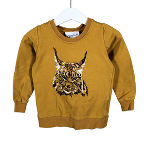 Unisex Gugguu - Collegepaita, koko 80 - 86 - Keltainen (2)
