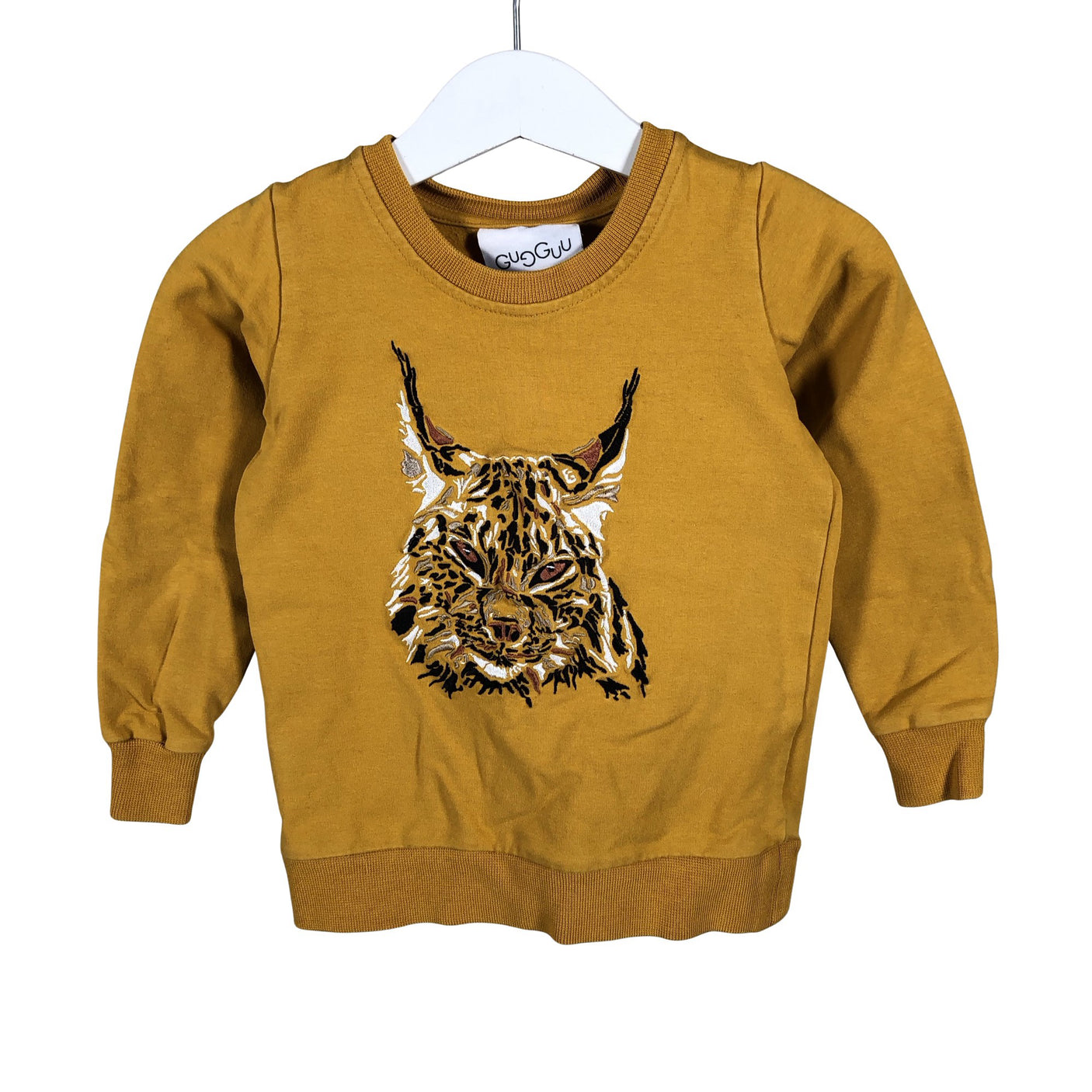 Unisex Gugguu - Collegepaita, koko 80 - 86 - Keltainen (1)