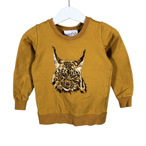 Unisex Gugguu - Collegepaita, koko 80 - 86 - Keltainen (1)