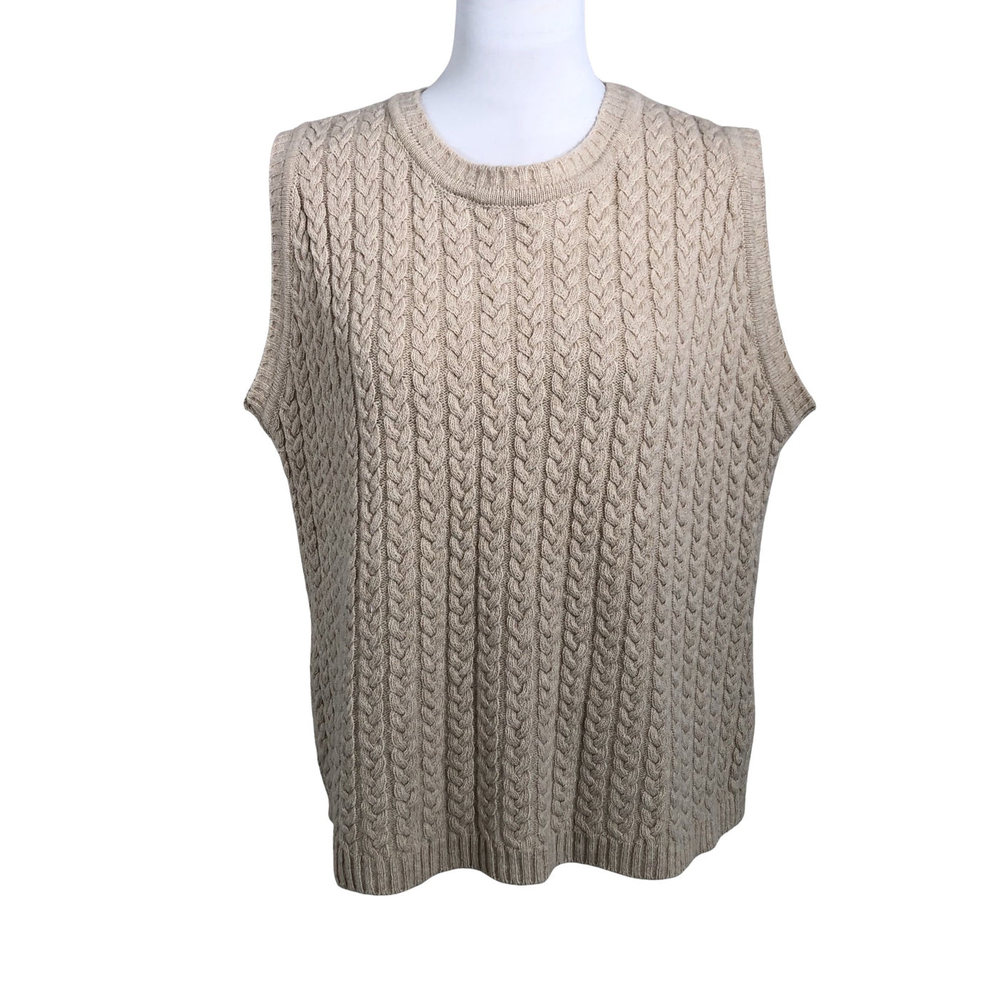 Naisten Papu - Neuleliivi, koko 34 - Beige (1)