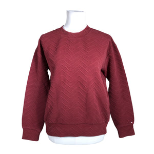 Naisten Tommy Hilfiger - Collegepaita, koko 34 - Viininpunainen (1)