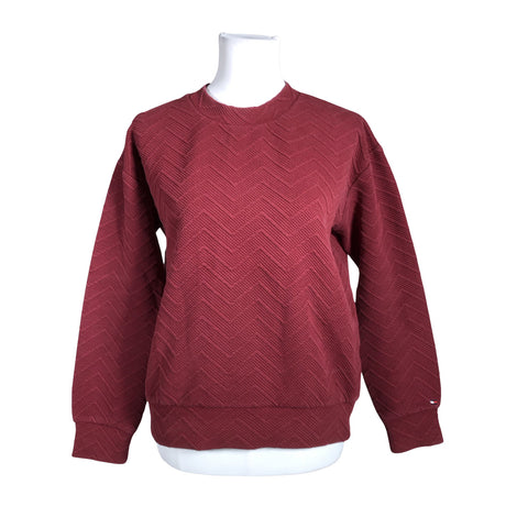 Naisten Tommy Hilfiger - Collegepaita, koko 34 - Viininpunainen ()