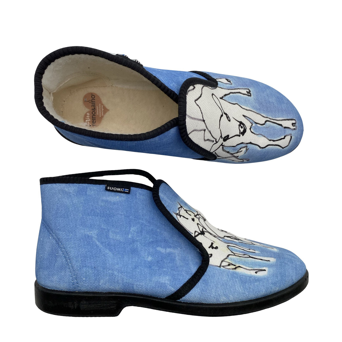 Unisex Reino&Aino - Sisäkengät, koko 41 - Vaaleansininen (1)