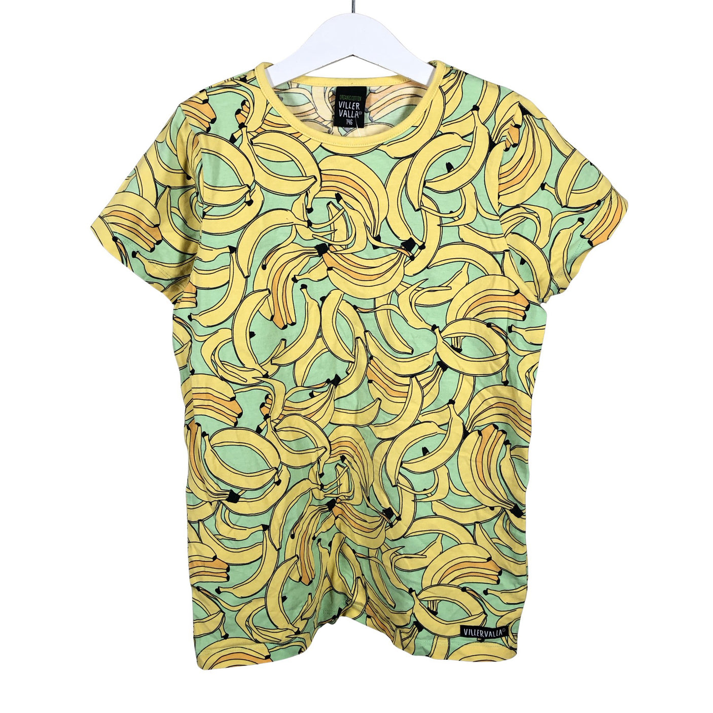 Unisex Villervalla - T-paita, koko 140 - 146 - Keltainen (2)