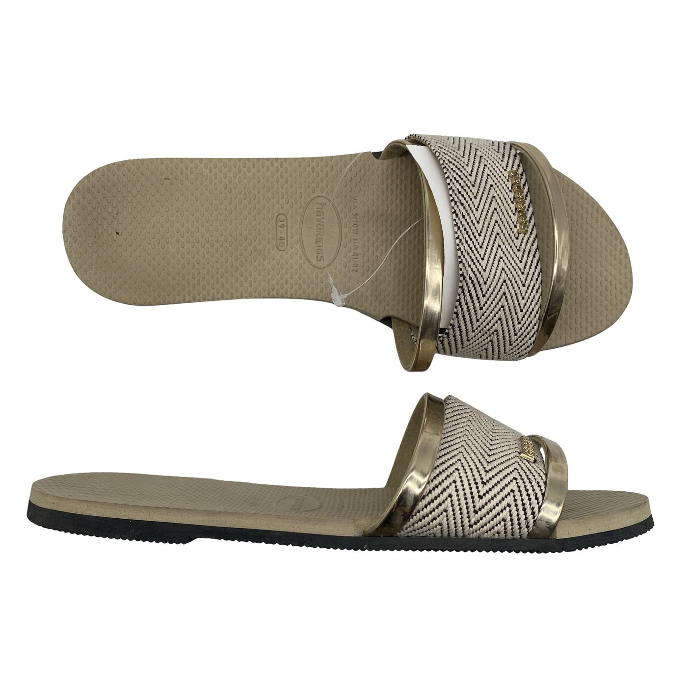 Naisten Havaianas - Rantasandaalit, koko 40 - Beige (1)