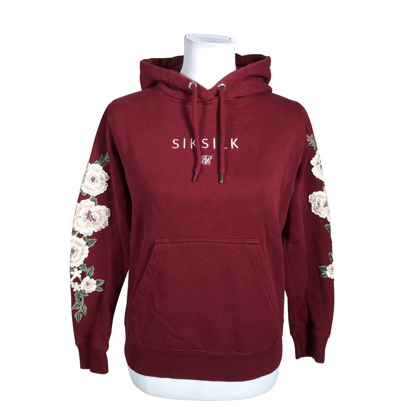 Naisten Siksilk - Huppari, koko 38 - Viininpunainen (1)