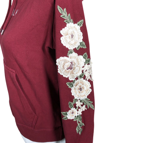 Naisten Siksilk - Huppari, koko 38 - Viininpunainen (2)