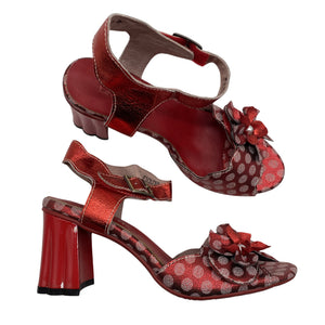 Naisten Laura Vita - Juhlakorkokengät, koko 38 - Punainen (1)