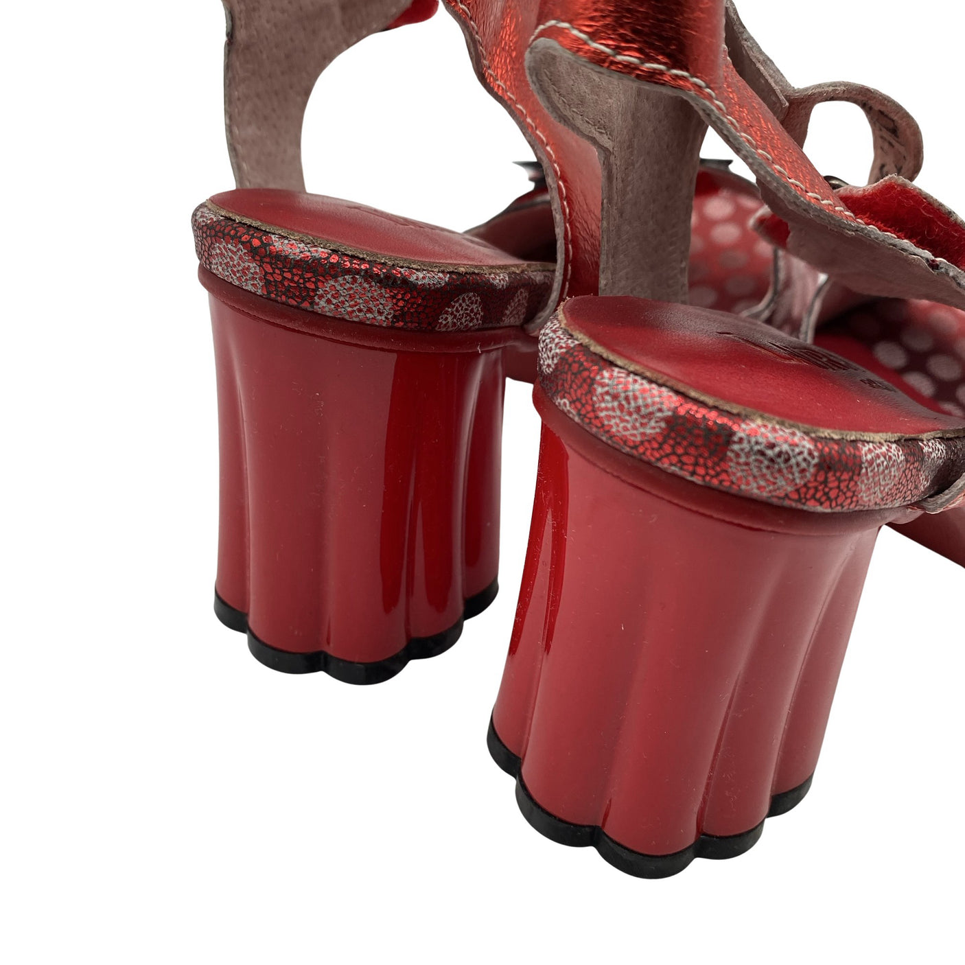 Naisten Laura Vita - Juhlakorkokengät, koko 38 - Punainen (3)