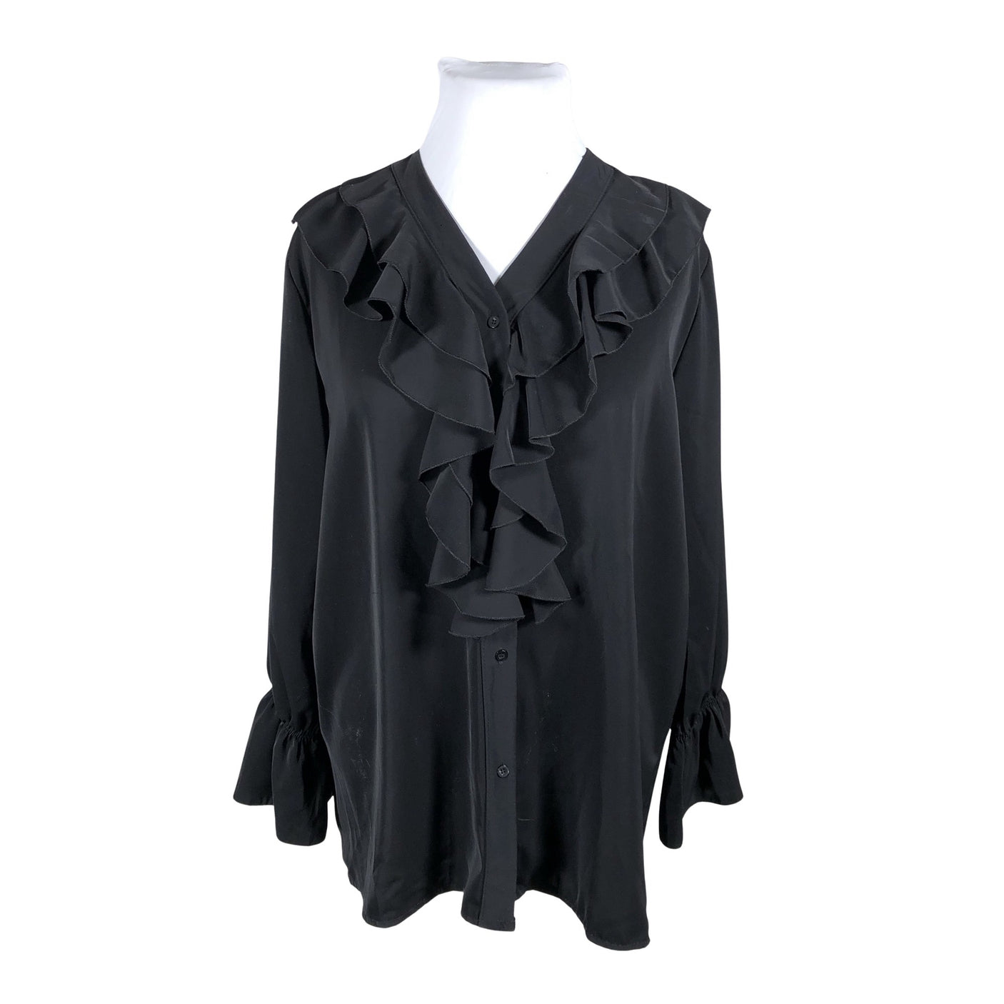 Naisten New Collection - Sifonkitunika, koko 46 - Musta (1)