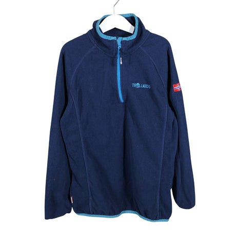 Unisex Trollkids - Fleecepaita, koko 146 - 152 - Sininen ()