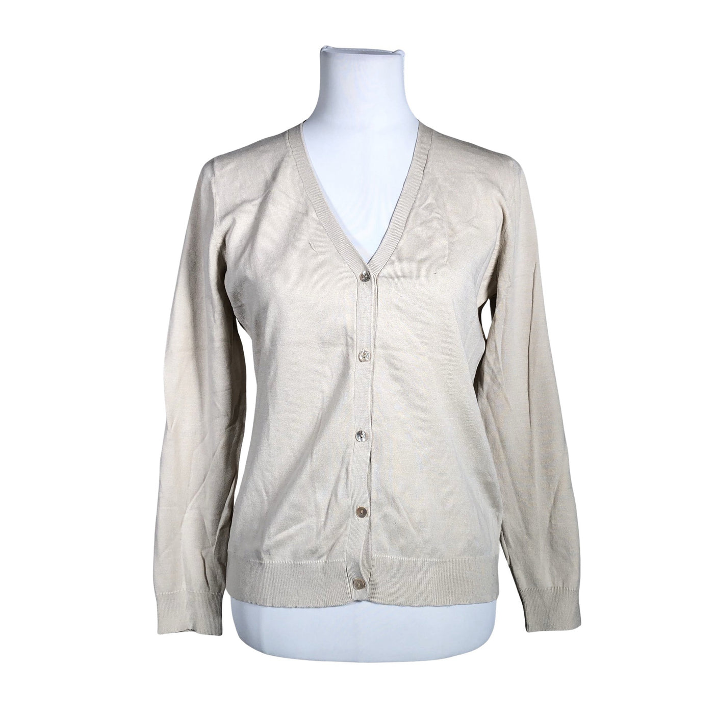 Naisten August Silk - Neuletakki, koko 40 - Beige (1)