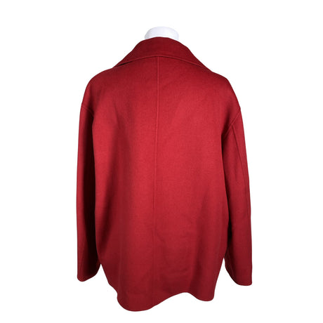 Naisten MaxMara Studio - Villakangastakki, koko 40 - Punainen (2)