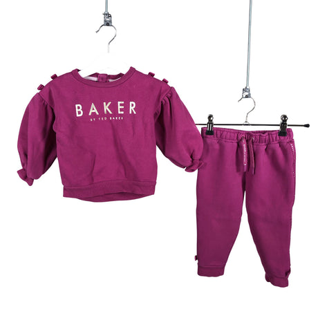 Tyttöjen Baker by Ted Baker - Collegeasu, koko 80 - 86 - Violetti ()