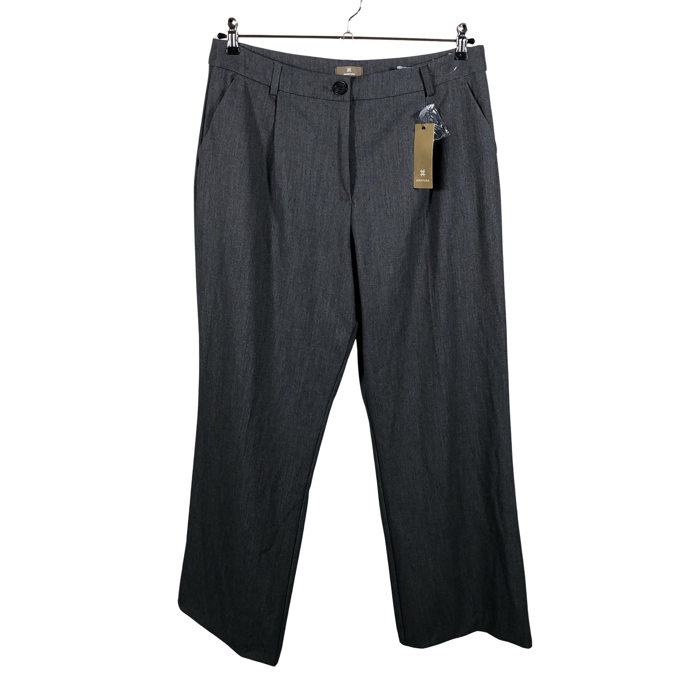 Naisten Aventura - Suorat housut, koko 44 - Harmaa (2)