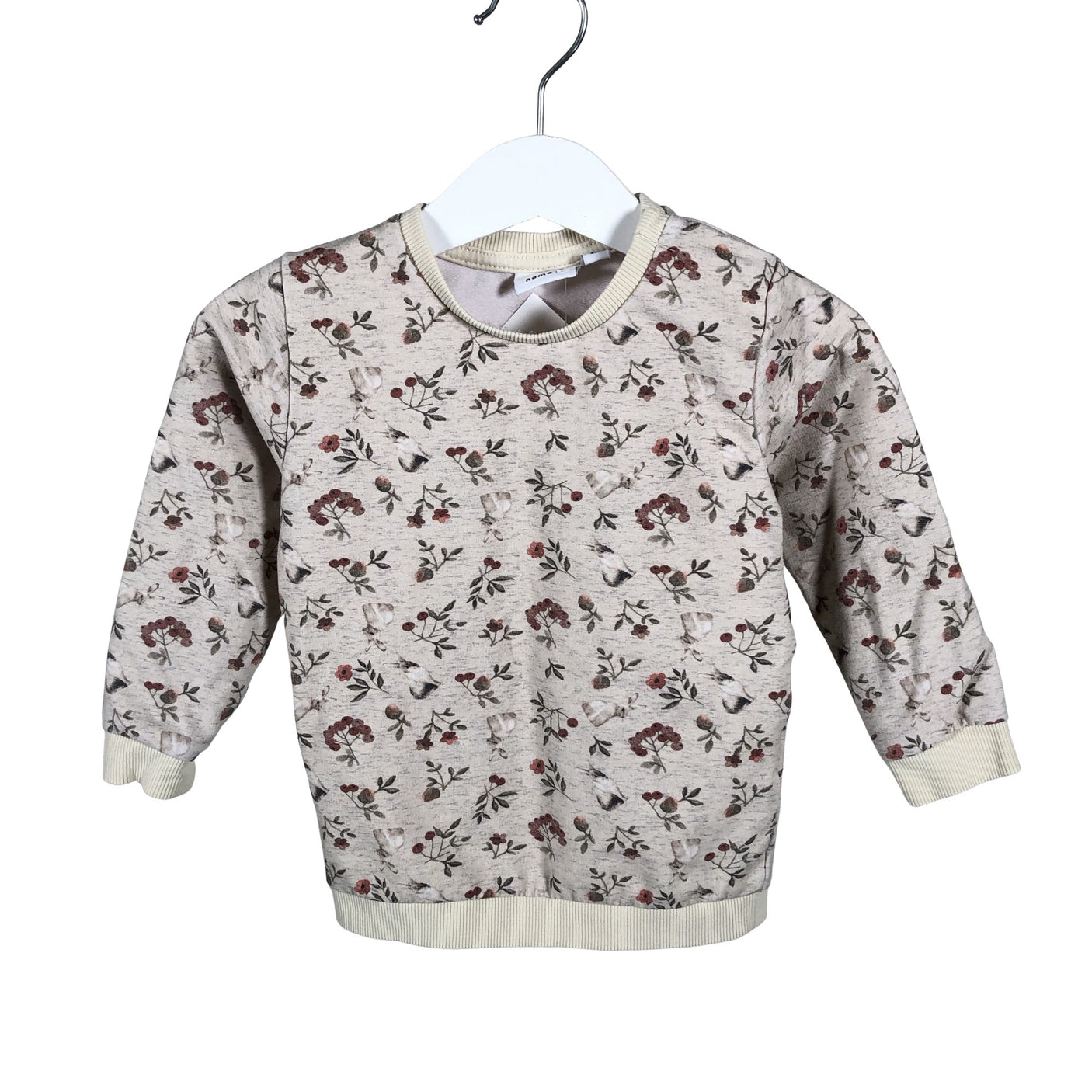 Tyttöjen Name It - Trikoopaita, koko 74 - 80 - Beige (2)