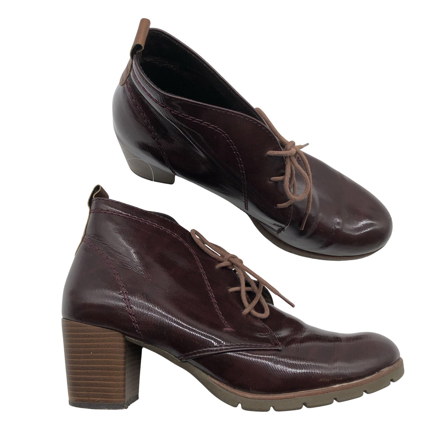 Naisten Marco Tozzi - Korkokengät, koko 40 - Viininpunainen (1)