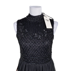 Naisten Amelia Rose - Iltapuku, koko 36 - Musta (2)