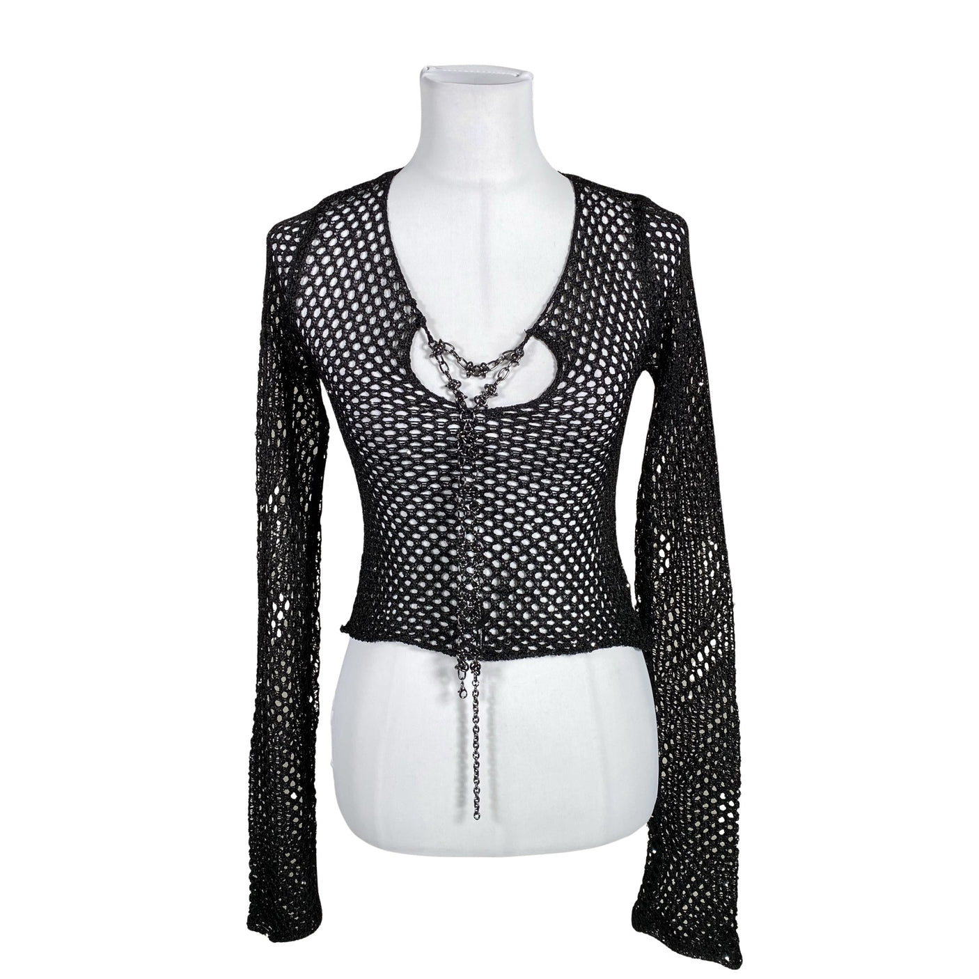 Naisten Jaded London - Neulepaita, koko 34 - Musta (1)