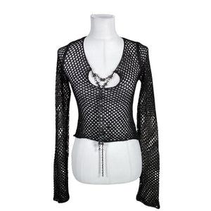 Naisten Jaded London - Neulepaita, koko 34 - Musta (1)