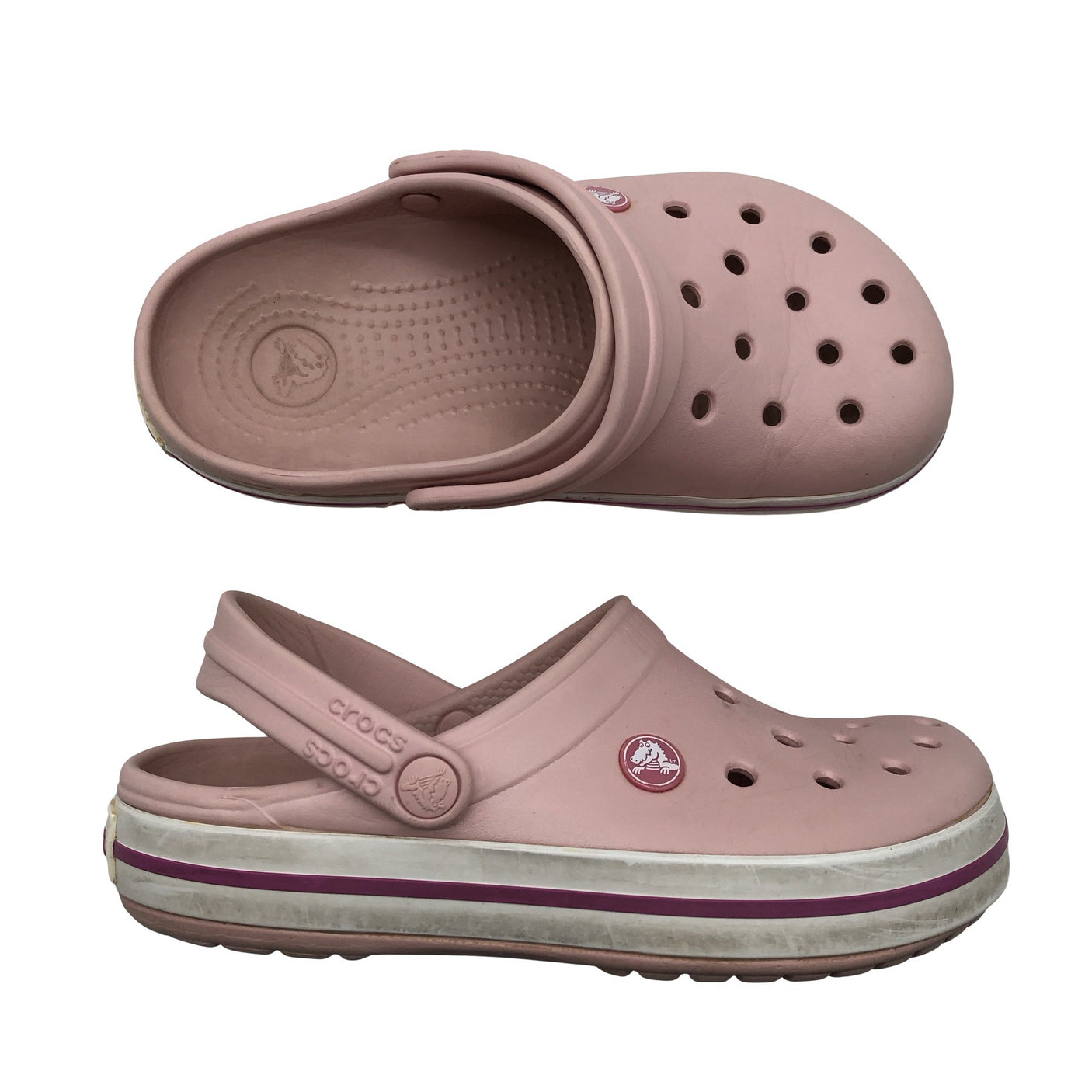 Naisten Crocs - Pistokkaat, koko 37 - Vaaleanpunainen (1)