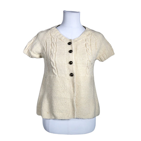 Naisten Handmade - Neuletakki, koko 36 - Beige ()