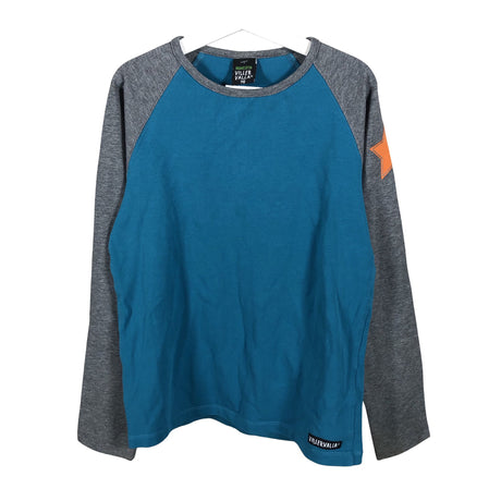 Unisex Villervalla - Trikoopaita, koko 134 - 140 - Sininen ()