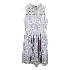 Tyttöjen River Island - Juhlamekko, koko 140 - 146 - Violetti (2)