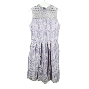 Tyttöjen River Island - Juhlamekko, koko 140 - 146 - Violetti (1)
