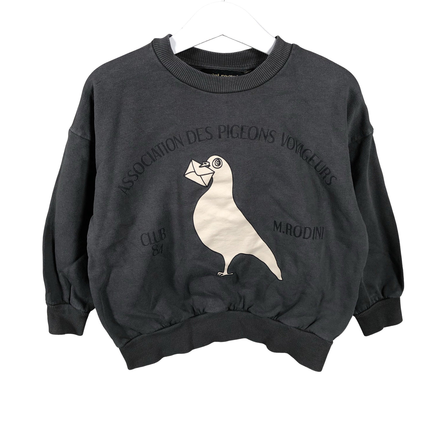 Unisex Mini Rodini - Collegepaita, koko 104 - 110 - Harmaa (1)