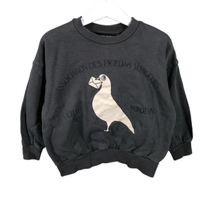 Unisex Mini Rodini - Collegepaita, koko 104 - 110 - Harmaa (1)