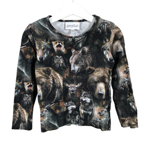 Unisex Gugguu - Trikoopaita, koko 104 - 110 - Harmaa (1)
