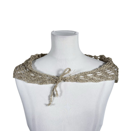 Naisten Handmade - Huivi, koko Mini - Beige ()