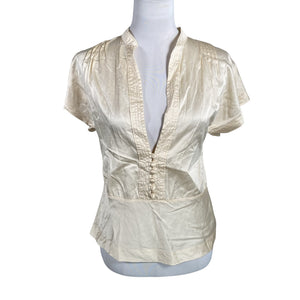Naisten DAY Birger et Mikkelsen - Lyhythihainen pusero, koko 36 - Beige (1)