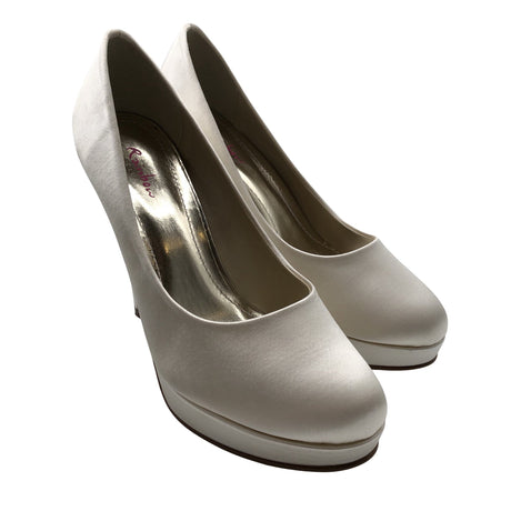 Naisten Rainbow Club - Juhlakorkokengät, koko 36 - Luonnonvalkoinen (2)