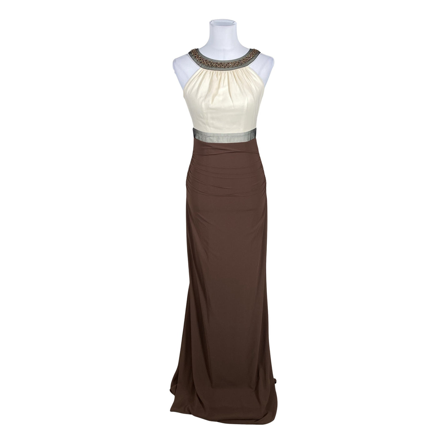 Naisten Paris Collection - Iltapuku, koko 36 - Ruskea (1)