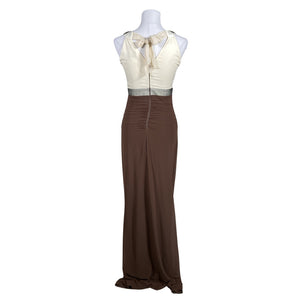 Naisten Paris Collection - Iltapuku, koko 36 - Ruskea (2)