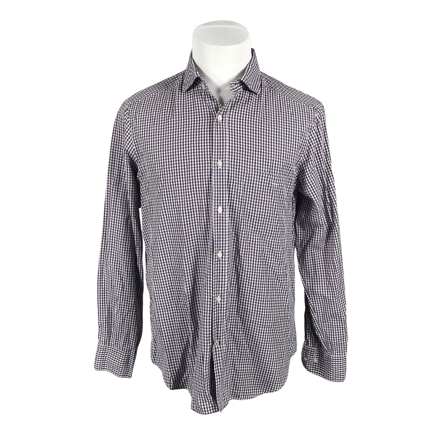 Miesten Massimo Dutti - Kauluspaita, koko L - Violetti (1)