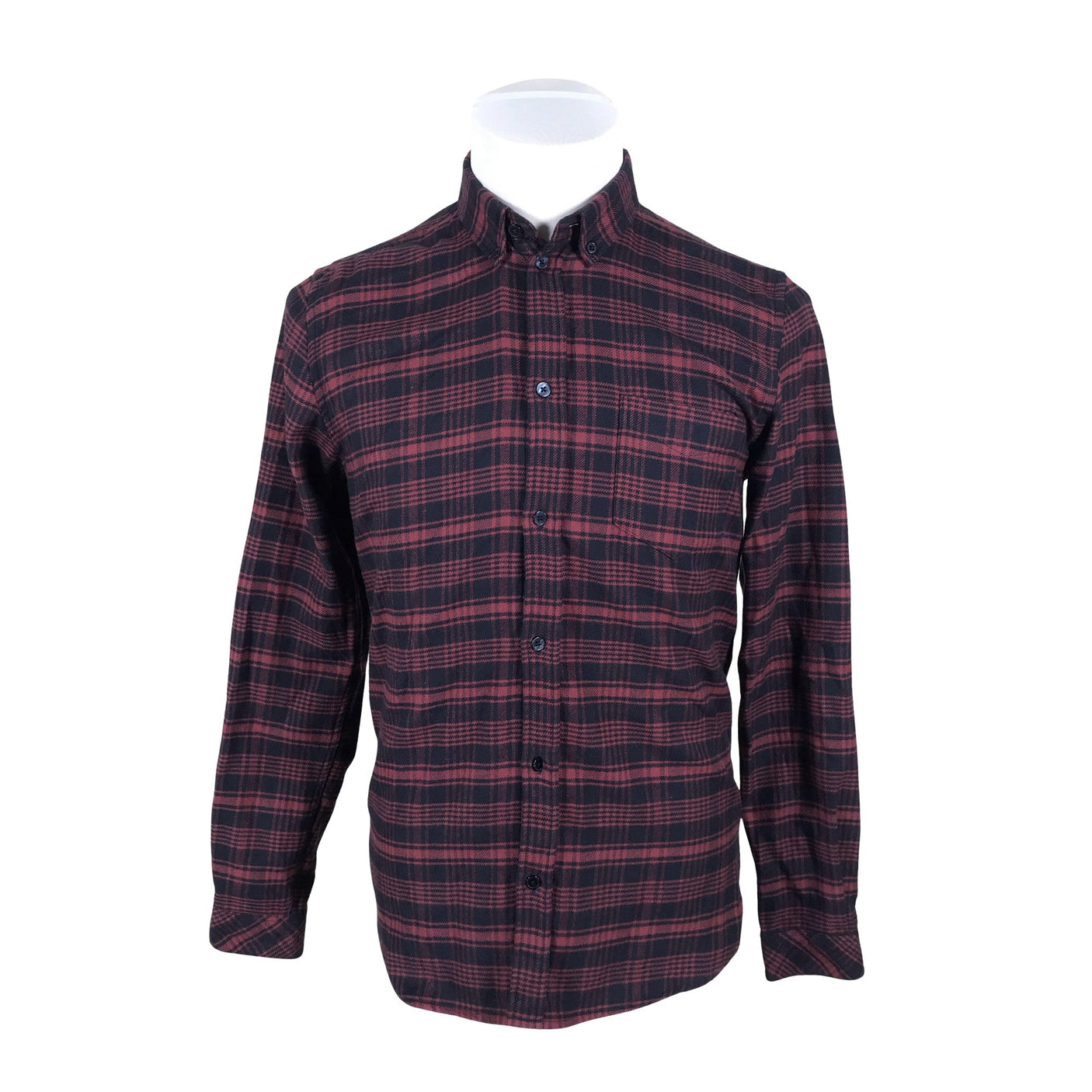 Miesten Samsoe&Samsoe - Flanellipaita, koko M - Sininen (1)