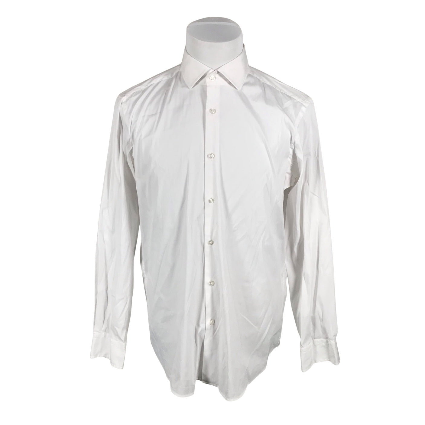 Miesten Hugo Boss - Kauluspaita, koko L - Valkoinen (1)