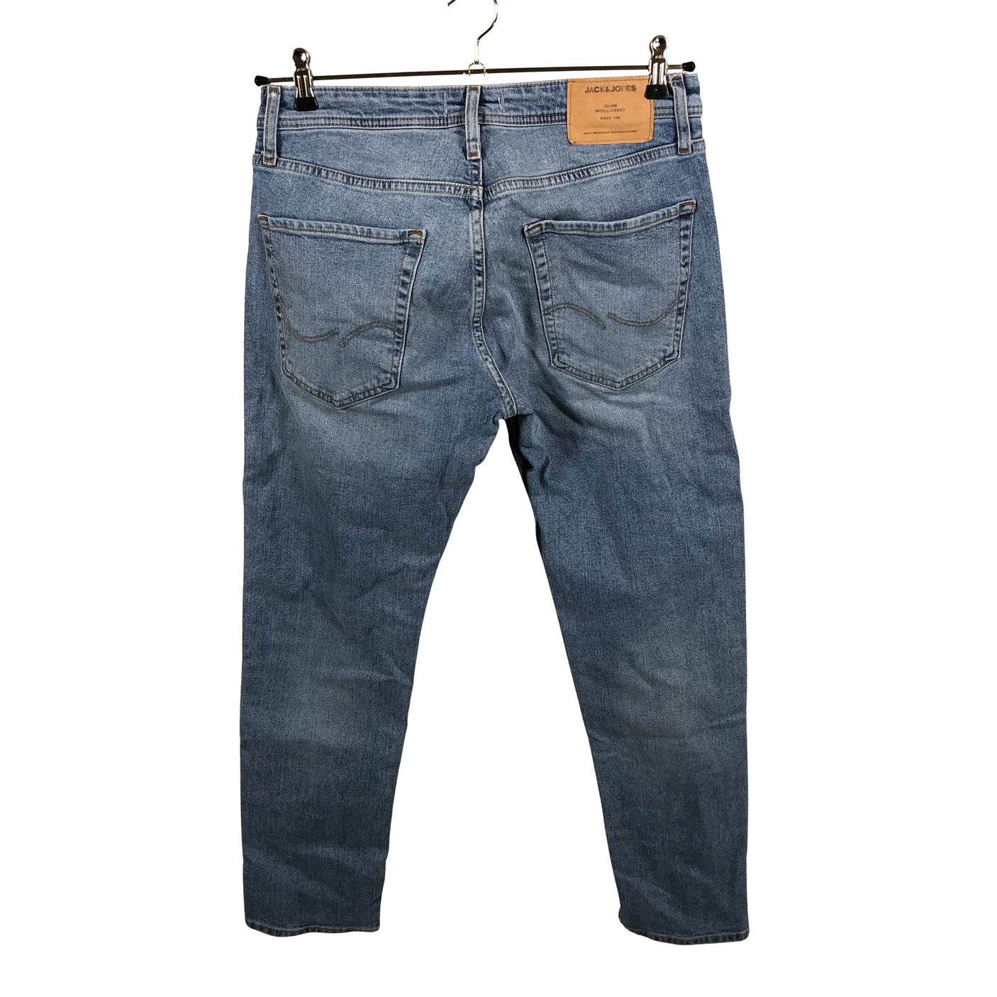 Miesten Jack & Jones - Farkut, koko W32 - Vaaleansininen (3)