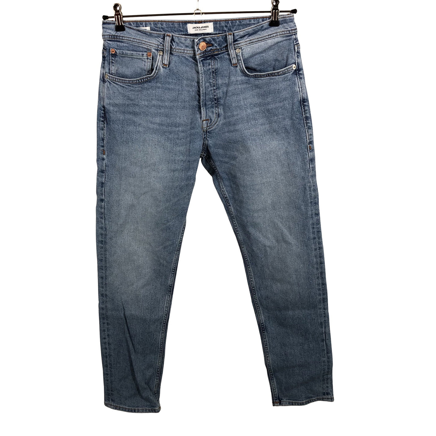 Miesten Jack & Jones - Farkut, koko W32 - Vaaleansininen (1)