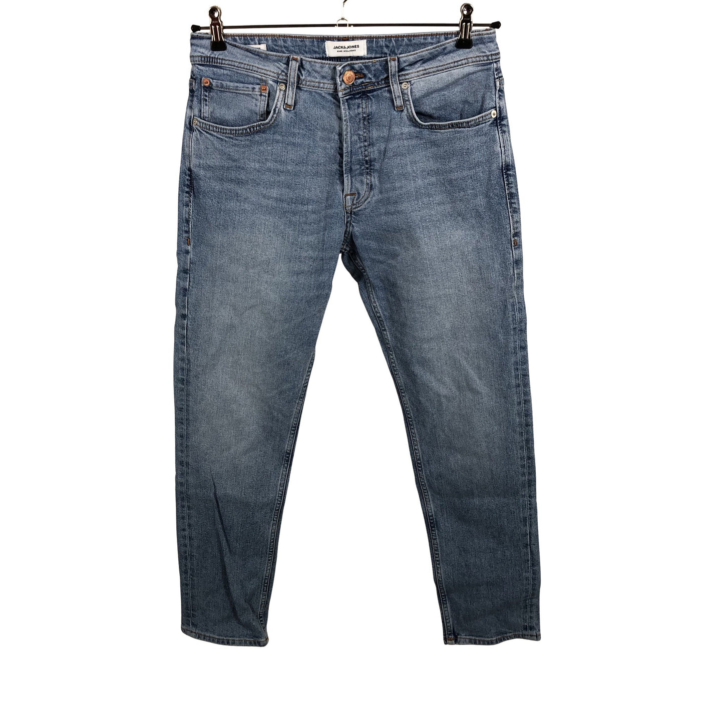 Miesten Jack & Jones - Farkut, koko W32 - Vaaleansininen (2)