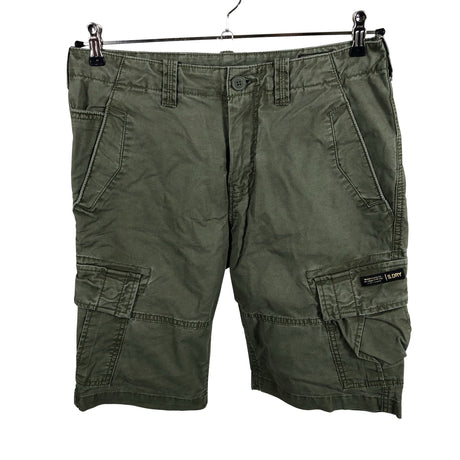 Naisten Superdry - Shortsit, koko W32 - Vihreä ()